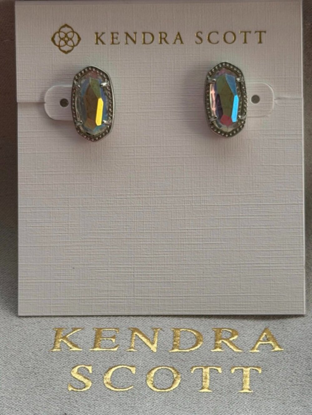 Kendra Scott grey earrings